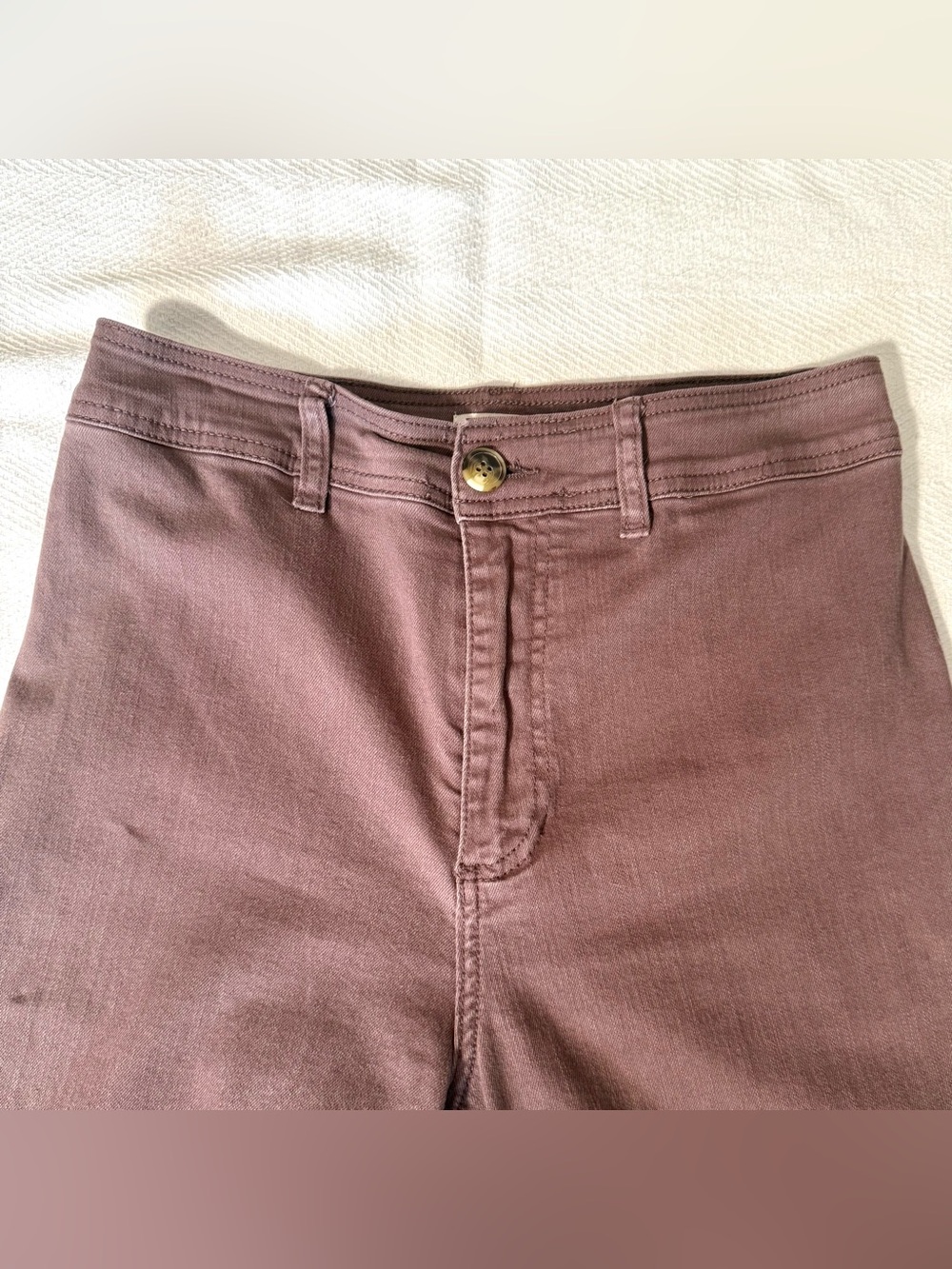 Billabong High Waisted Wide Leg Raw Hem Pants - Picture 3 of 8